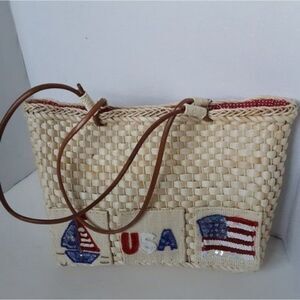 QVC US Flag Women's Shoulder Bag